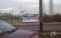 Katowice: wspólne zdjęcie pod billboardem ateistycznym