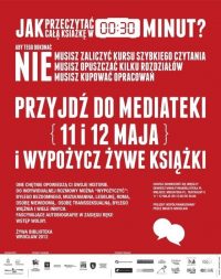 Wrocław: przyjdź i wypożycz żywą Książkę!