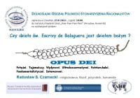 Wrocław: wykład i dyskusja o Opus Dei