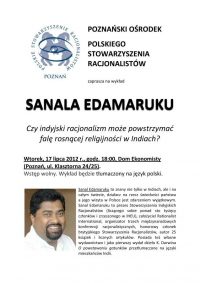 Poznań: indyjski racjonalizm kontra fala rosnącej religijności