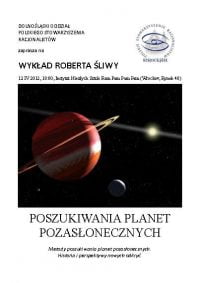 Wrocław: o poszukiwaniu planet pozasłonecznych