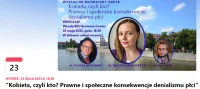 Kobieta, czyli kto? Prawne i społeczne konsekwencje denializmu płci.